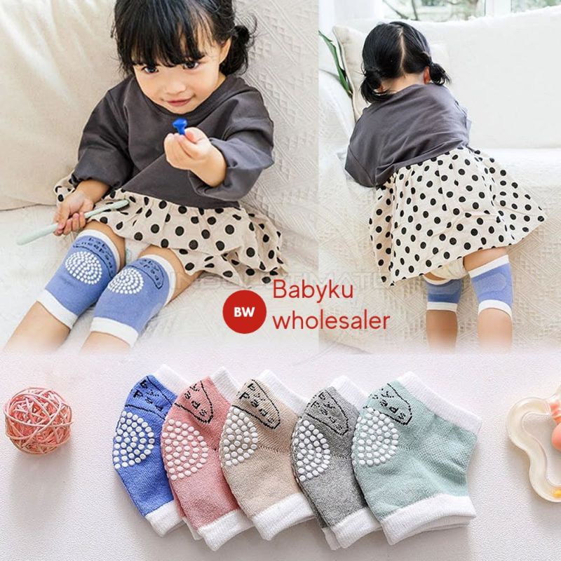 Pelindung lutut bayi / Baby knee protector knee pad 2 tone