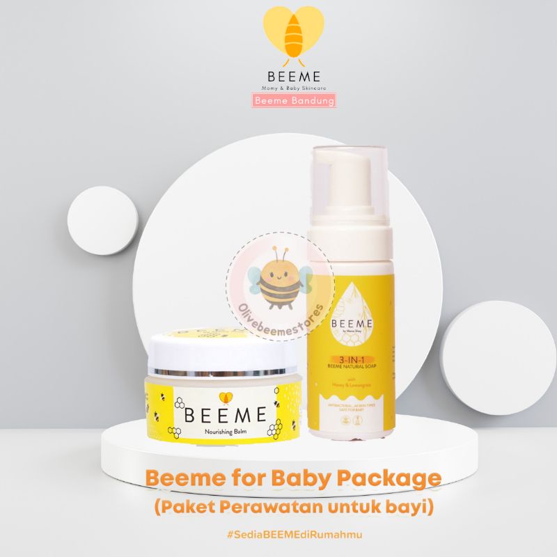 PAKET BEEME BALM &amp; NATURAL SOAP 3in1