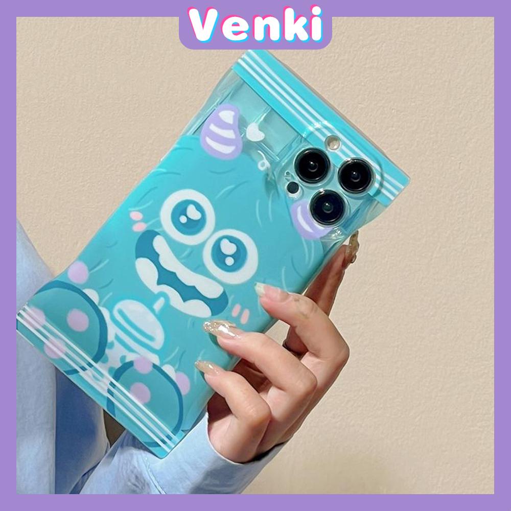 Case For iPhone 14 Pro Max Soft TPU Clear Case Snack Case Cartoon Cute Monster Camera Protection Airbag Shockproof For iPhone 14 13 12 11 Plus Pro Max 7 Plus X XR