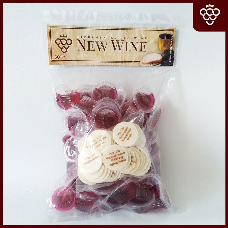 

Minuman Perjamuan Gereja Isi 50 + Hosti Ayat