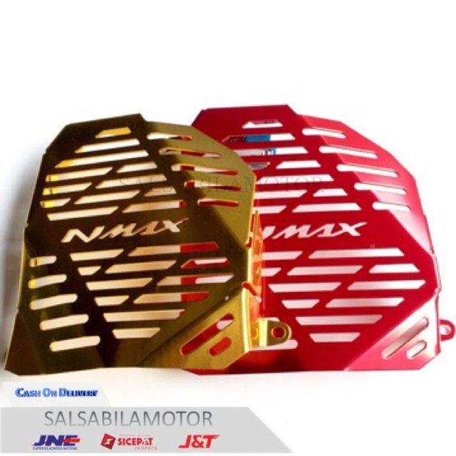 "VARIASI AKSESORIS SPAREPART" - TUTUP RADIATOR NMAX / COVER RADIATOR NMAX FULL CNC SALSABILAMOTOR