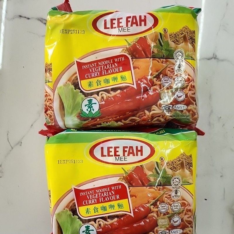 LEE FAH MIE INSTAN VEGETARIAN RASA KARI MALAYSIA