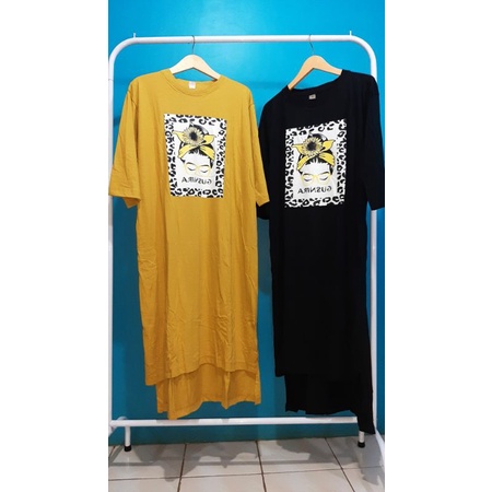Gamis midi slebew, gamis midi kaos