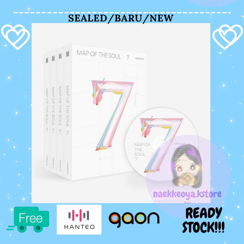 BTS- ALBUM SEALED MOTS 7 // MAP OF THE SOUL 7 (RANDOM VER.)