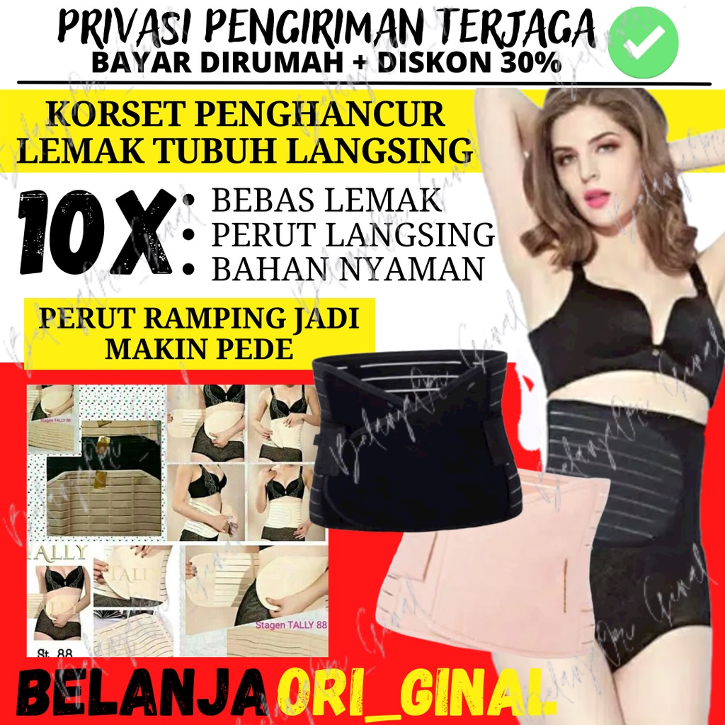 KORSET PELANGSING PERUT BUNCIT STAGEN TALLY PENGECIL PERUT