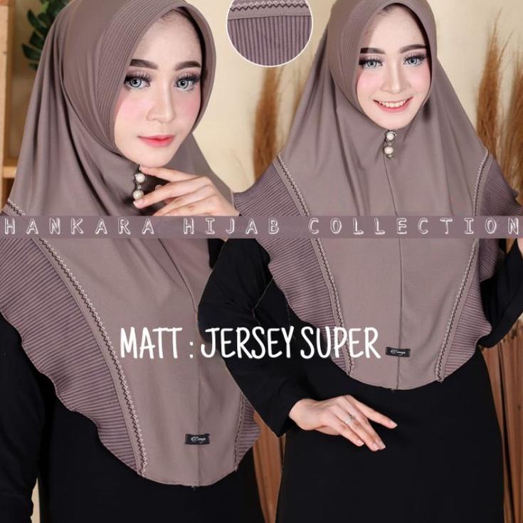 SNJ.22Oc22ž ◦ New Hijab - Jilbab Instan Prisket Picot Jersey Super2021/2022