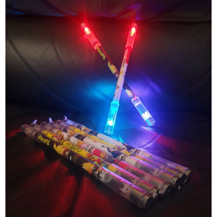 LED POKÉMON SPINNING PEN / PEN PUTAR / PEN AJAIB / PEN ANTI STRESS / PEN BALANCE