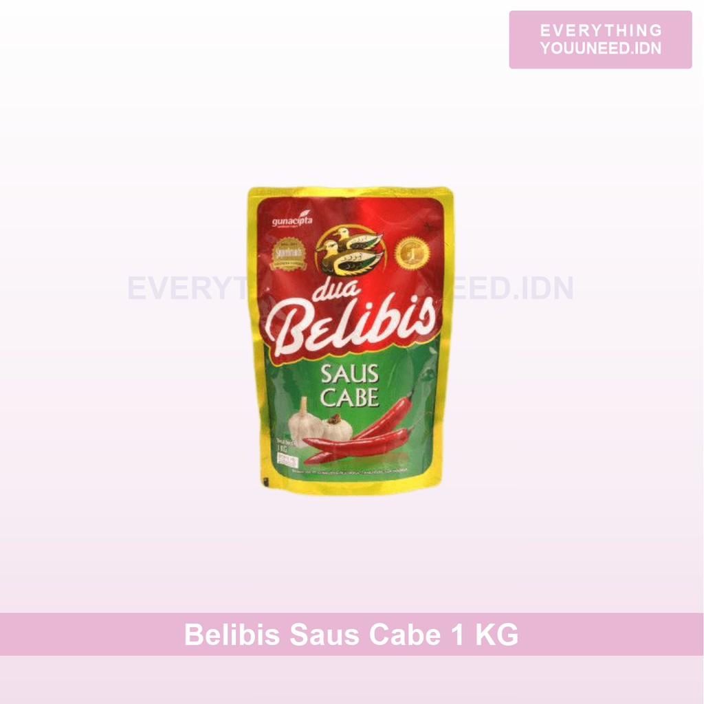 

Saus Cabe Dua Belibis 1 kg