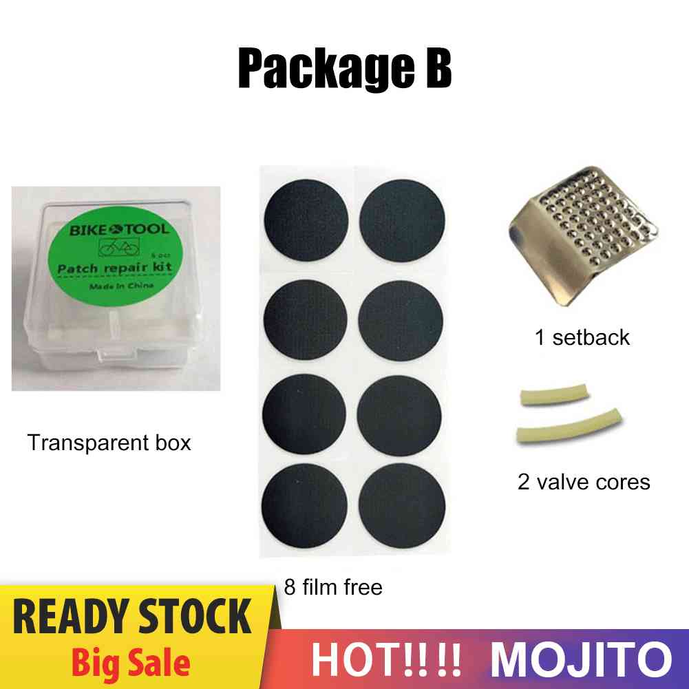 Set Patch Tambal Ban Dalam Sepeda Tanpa Lem