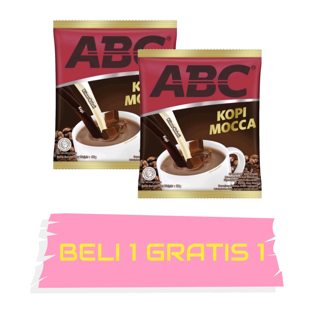 

MURAH LEBAY..!!!! KOPI ABC MOCCA BELI 1 GRATIS 1