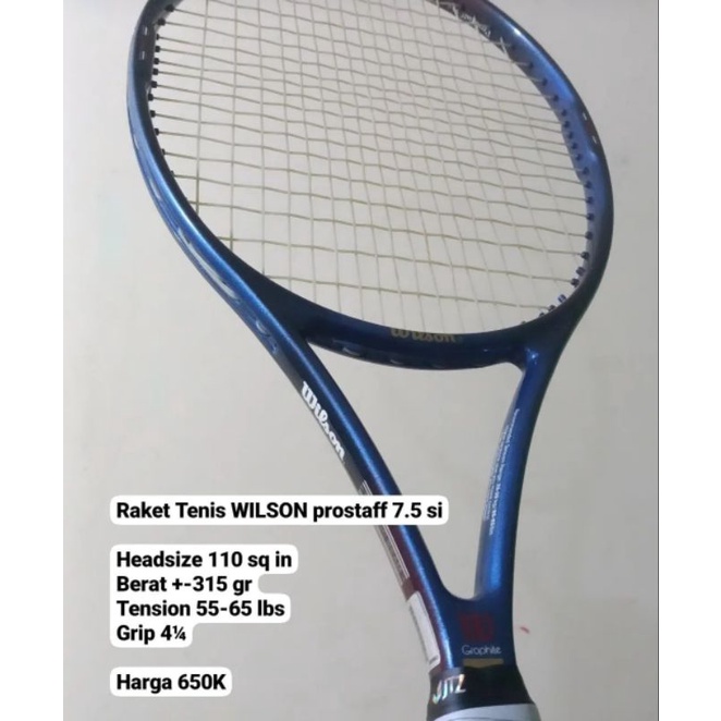 raket Tenis wilson prostaff 7.5 si