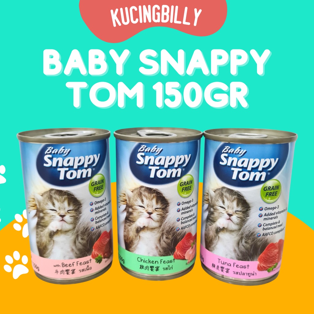 Baby kitten Snappy Tom 150gr