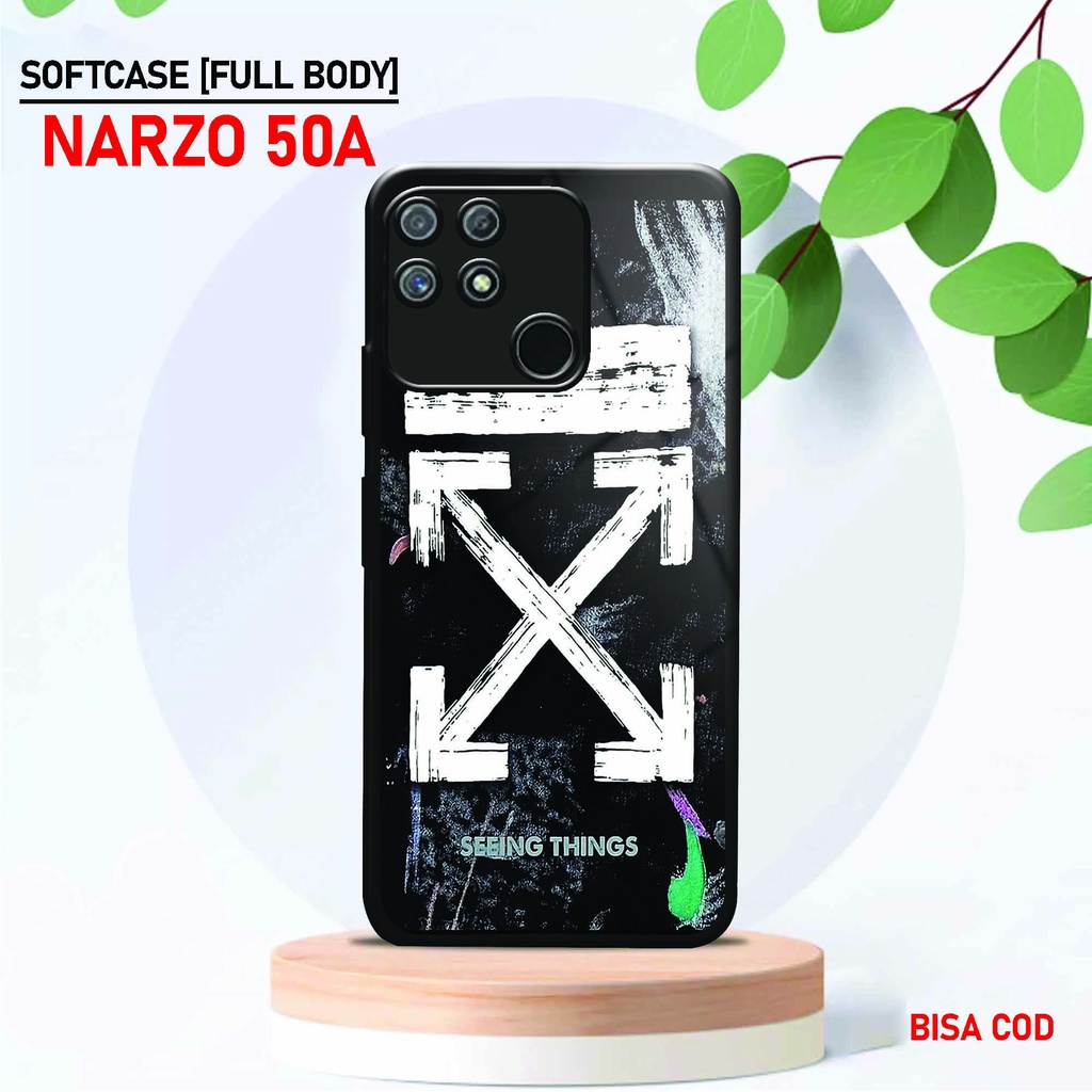 Softcase Kaca Kilau Realme Narzo 50A - ( SC 12 ) Case Full Body Realme Narzo 50A - Silikon Glossy Re