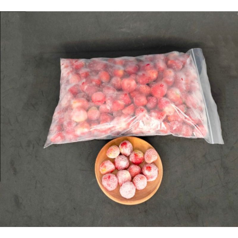 

Strawberry frozen,strawberry beku,stoberi,strawbery,kemasan 1kg
