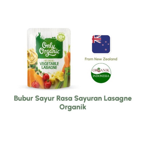 Only Organic - Vegetable Lasagne 170gr 10m+