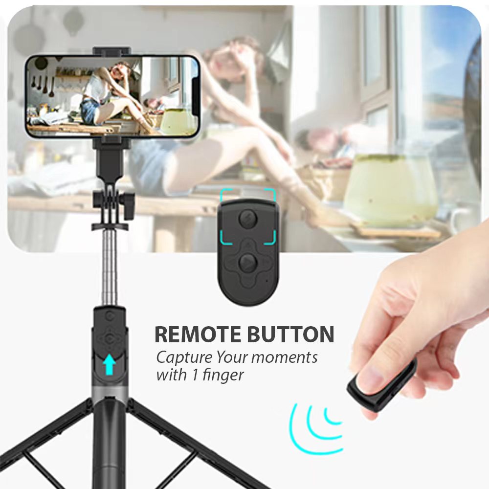 【COD】Jovitech Tripod Bluetooth Selfie Stick Portabel Tongsis Tripod With Remote Control for Smartphone - TR03