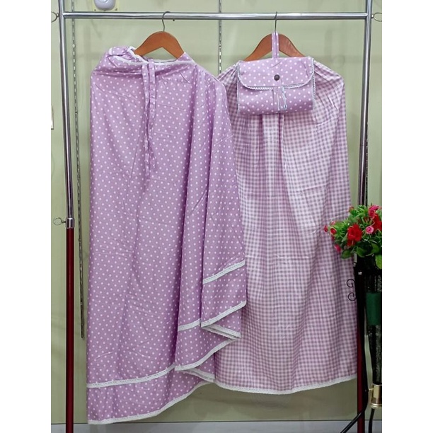 Mukena Katun Jepang Polkadot Dewasa / Mukena Katun Jepang / Mukena Polkadot Dewasa / Mukena Perempua
