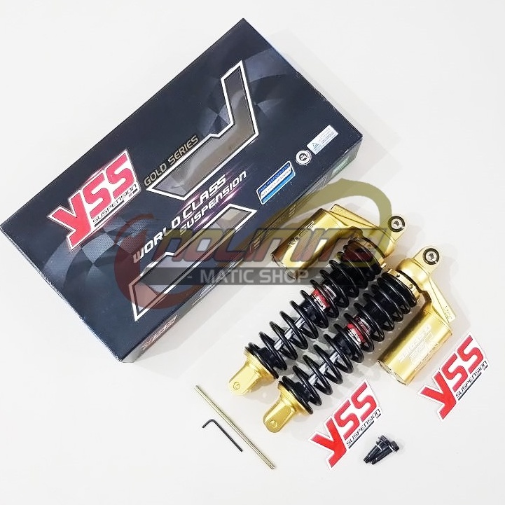 Shock YSS G Series Smooth Gold Edition 305mm Shockbreaker Yamaha Aerox 155