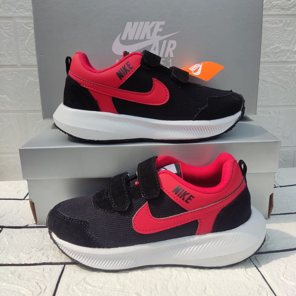 PROMO!! Sepatu Sekolah/Kuliah/Kerja Premium NIKE VELCRO TERBARU Size 33-37