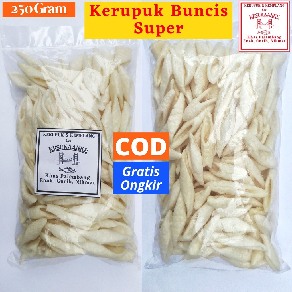 

KERUPUK KEMPLANG BUNCIS SUPER PALEMBANG ASLI IKAN TENGGIRI