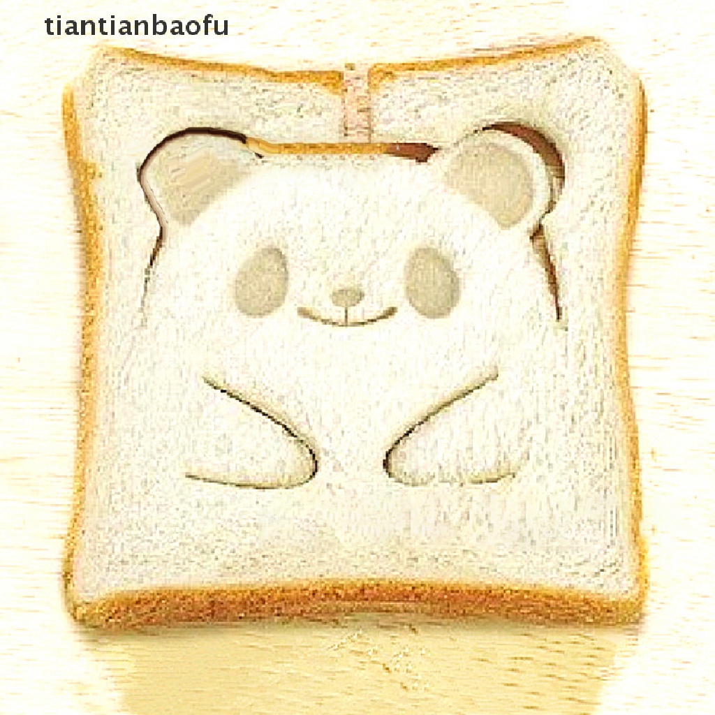 Cetakan Pemotong Roti Sandwich Kue Biskuit Bentuk panda Untuk Anak