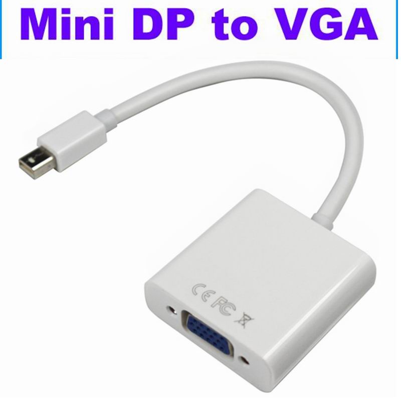 Kabel Mini DP Displayport Macbook to VGA / HDM1 / DVI Adapter Thunderbolt Converter Untuk Laptop Mac Ke Projector / Monitor TV HDmi