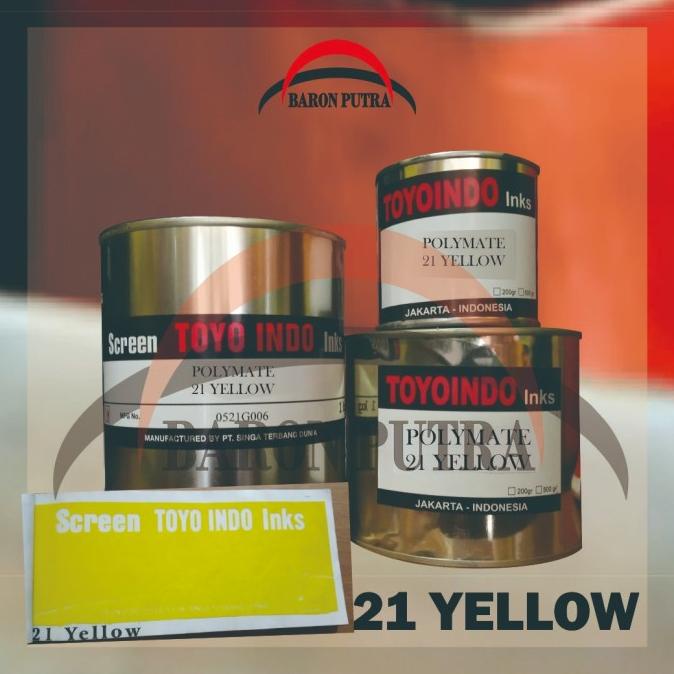 

------] TINTA TOYO POLYMATE 21 YELLOW 500GR (TINTA PLASTIK)