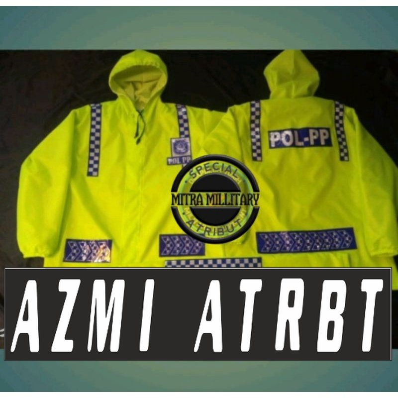 JAS HUJAN POL PP / MANTEL HUJAN SATPOL PP GRADE - A