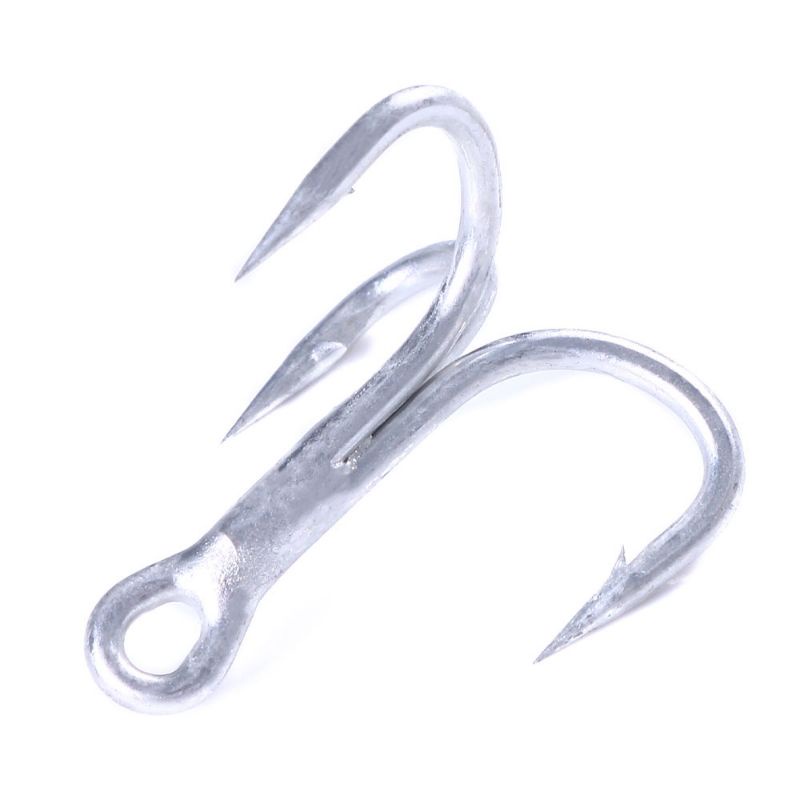 Treble Hook 4X STRONG (Harga 1Pcs) Kail Trebel untuk Minnow Casting / Umpan Trolling / Kail Jigging Popping