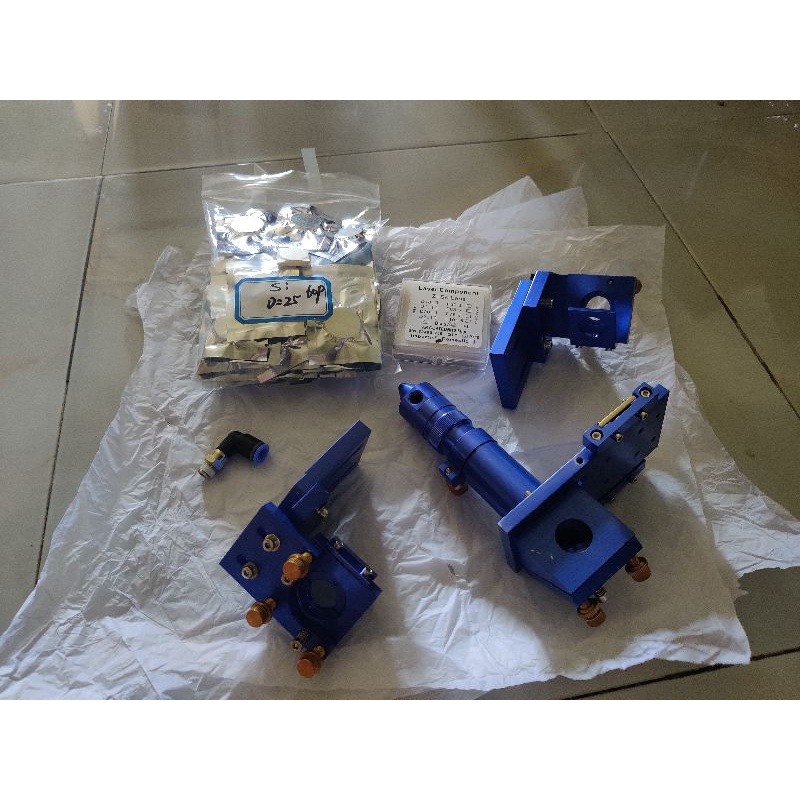 Laser head laser co2 lengkap 1 set mirror dan focus model A