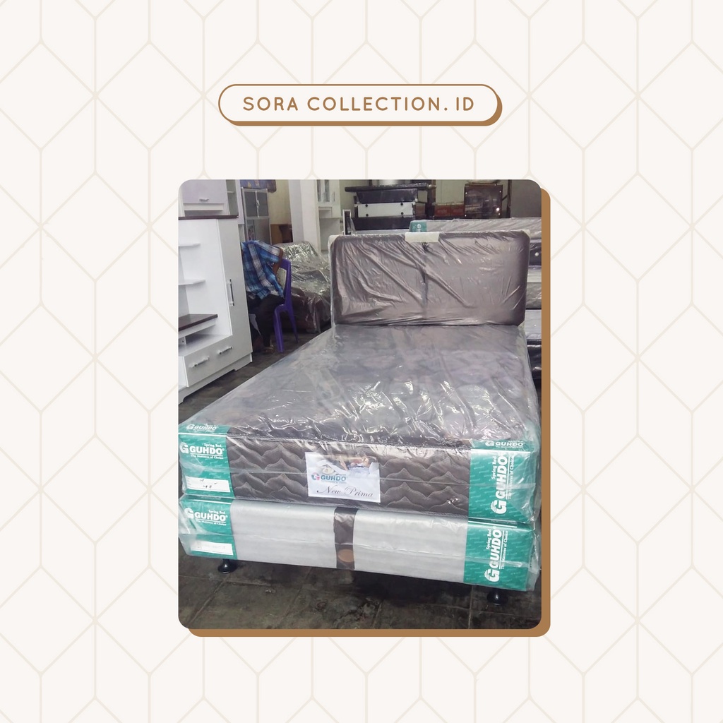 Guhdo Springbed New Prima Uk 160x200 + Divan Ori ( Full Set )