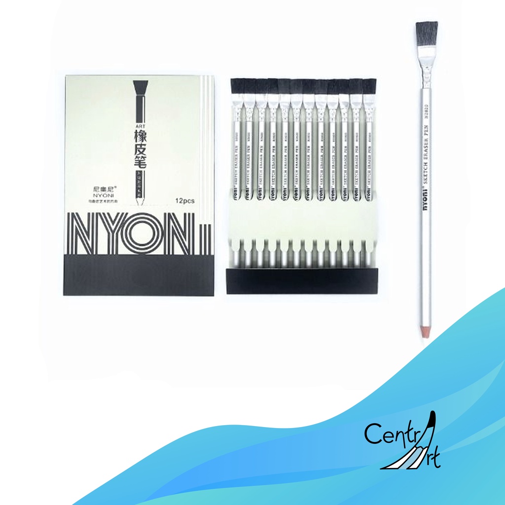 

Nyoni Pencil Eraser with Cleaning Brush