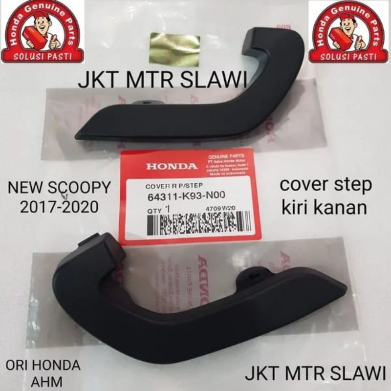 64311-K93-N00 (R) 64312-K93-N00 ( L ) Cover step scoopy new esp 2017 - 2018 ori AHM
