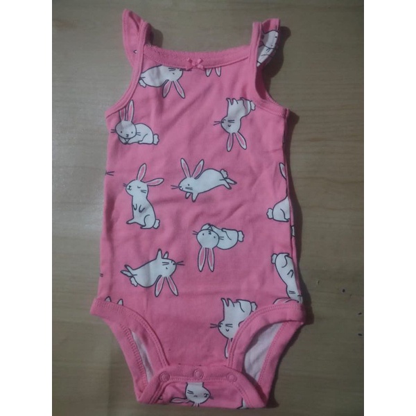 Preloved Branded Jumper Baby Girl / Romper Baby / Bodysuit Baby Carter's 6 bulan