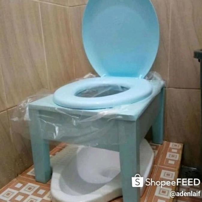 Kloset wc duduk portable untuk alkes lansia & ibu hamil