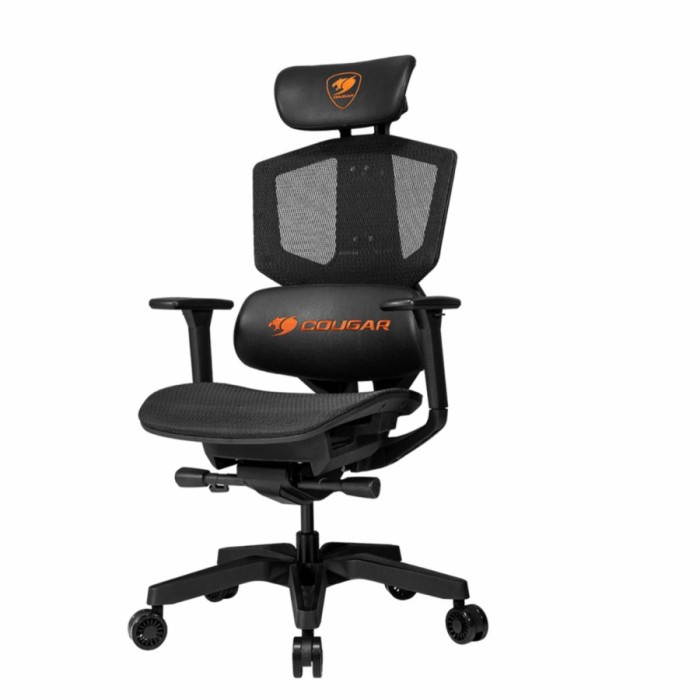 COUGAR ARGO ONE Black Gaming Chair Adjustable Mesh Seat, Backrest 3D