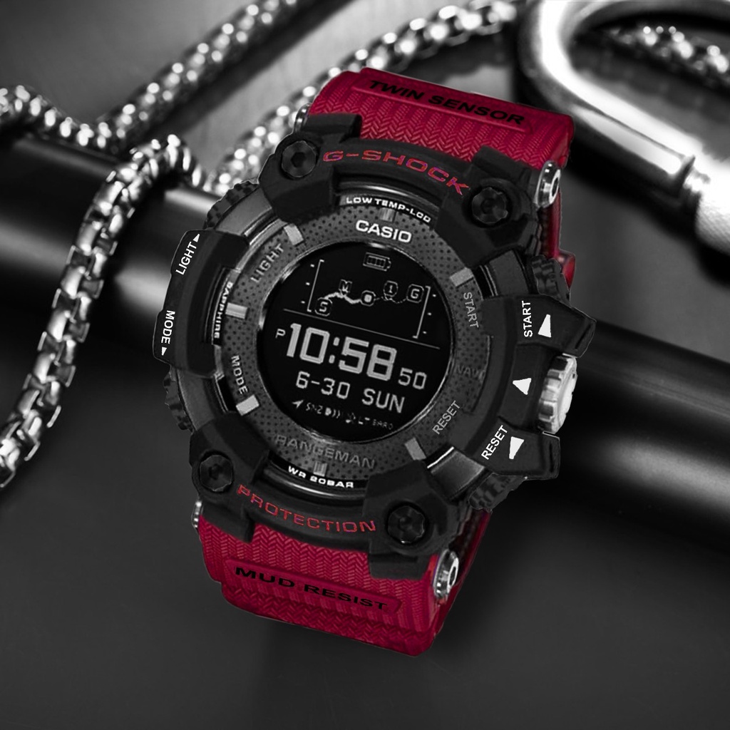 (COD) Terbaru !!!! Jam Pria G-SHOCK RANGEMAN GPRB DIGITAL 1022 Water Resistant