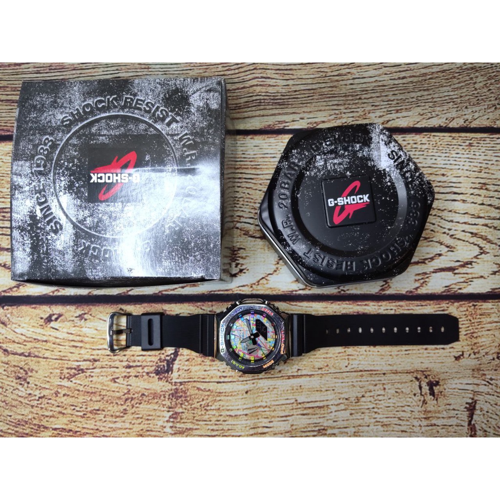 Jam Tangan Pria G-Shock Casio Oak Steel Prisma GA2100 GA-2100 Galaxy