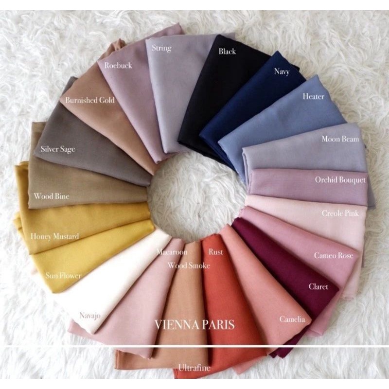 Hijab Voal Viena Ultrafine Paris  Premium Segiempat