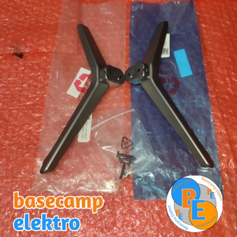 Kaki TV LED COOCAA 40S7G Android TV Frameless Design New Gress Stand TV LED COOCAA 40S7G Dudukan TV 