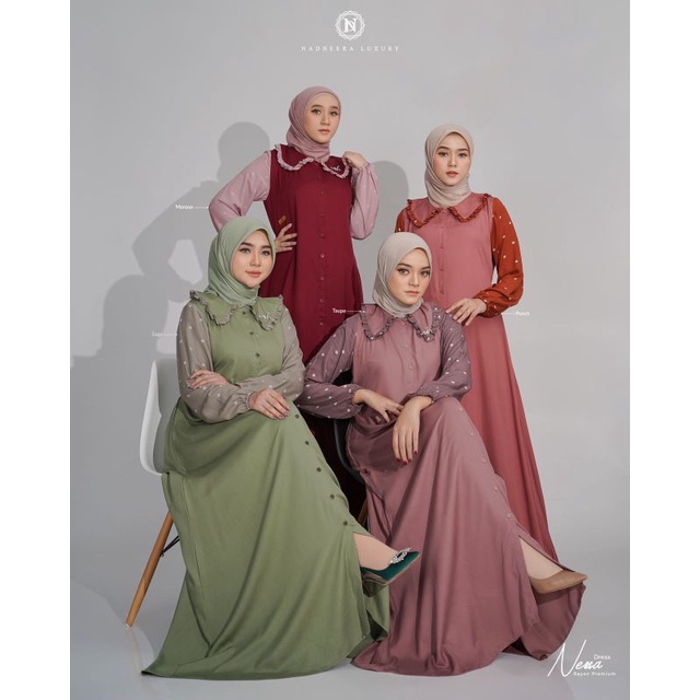 Nessa Dress size S - XXL terbaru by Nadheera Luxury