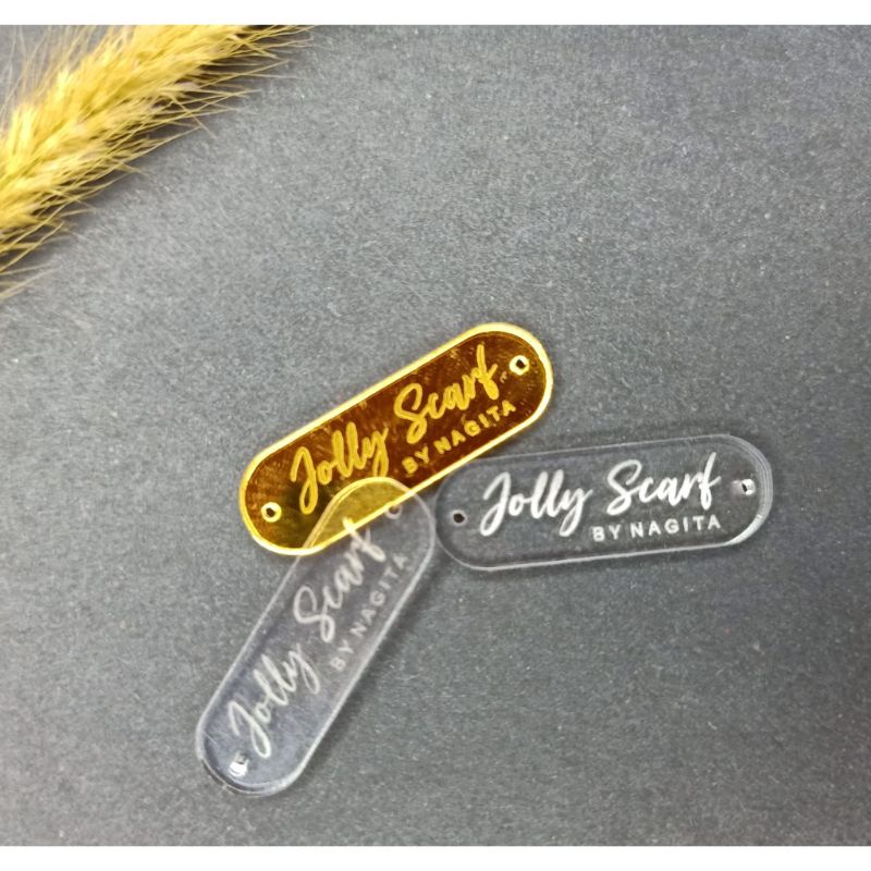 

Label Akrilik Bening 30 pcs