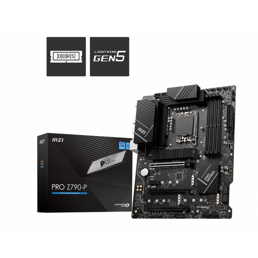 MSI PRO Z790-P DDR5 | MSI PRO Z790-P WIFI  Motherboard Intel Gen 13th LGA1700 ATX