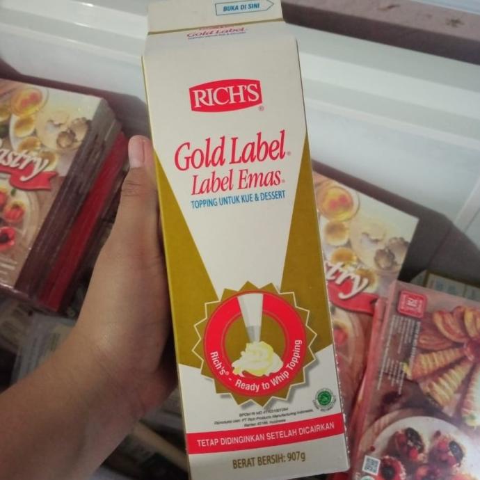 

[COD] Rich's Gold Label Whipping Cream 907gr [COD]