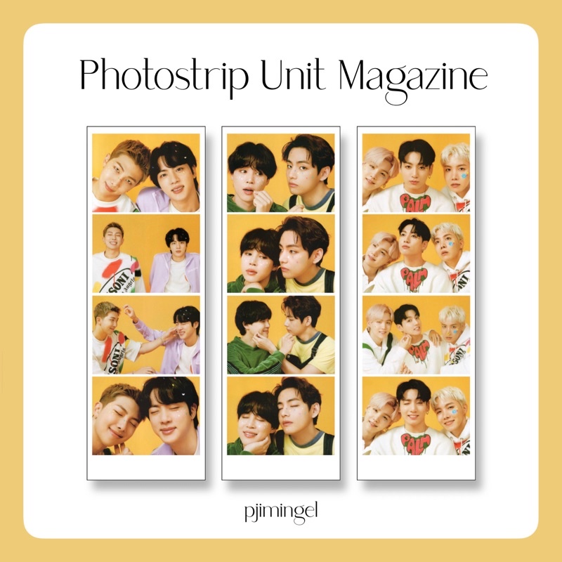 Photostrip BTS Unit : Namjin, Vmin, Yoonkookhope Edition