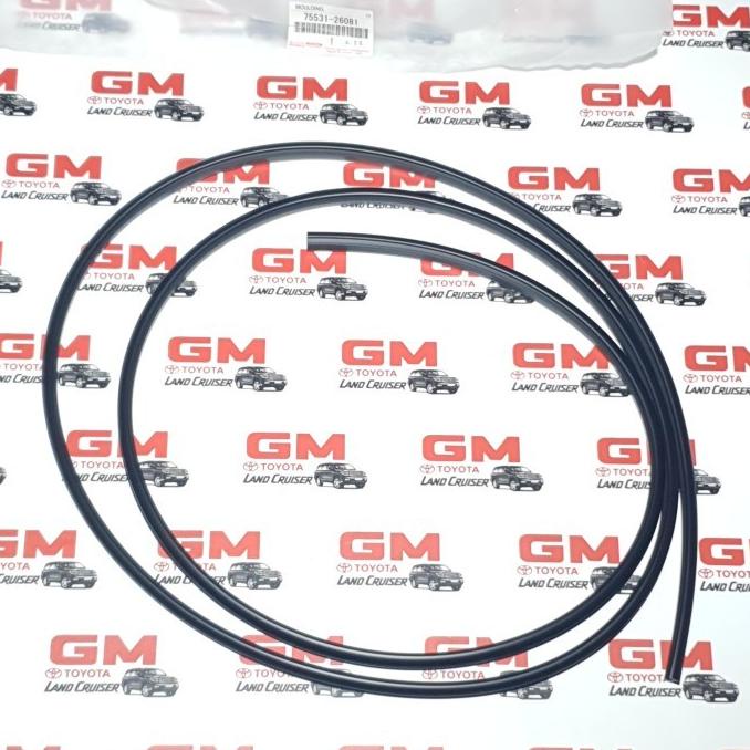 Karet Kaca Depan Hiace Commuter List Kaca Ori Orisinil 75531-26081