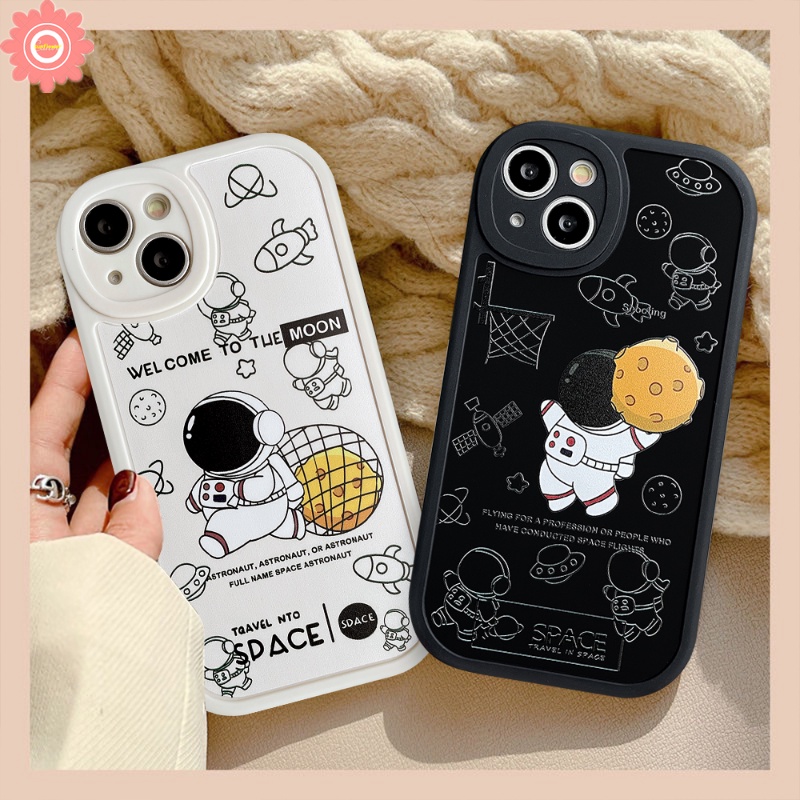 Nasa Astronot Case Untuk Samsung A14 A04 A12 A22 A53 A03s A52 A04E A13 A52s A50 A04s A73 A03 A32 A21s A50s A30s A33 A20s A02s A23 A31 A10s A20 M23 A72 A71 A51 A11 Kartun Soft Case