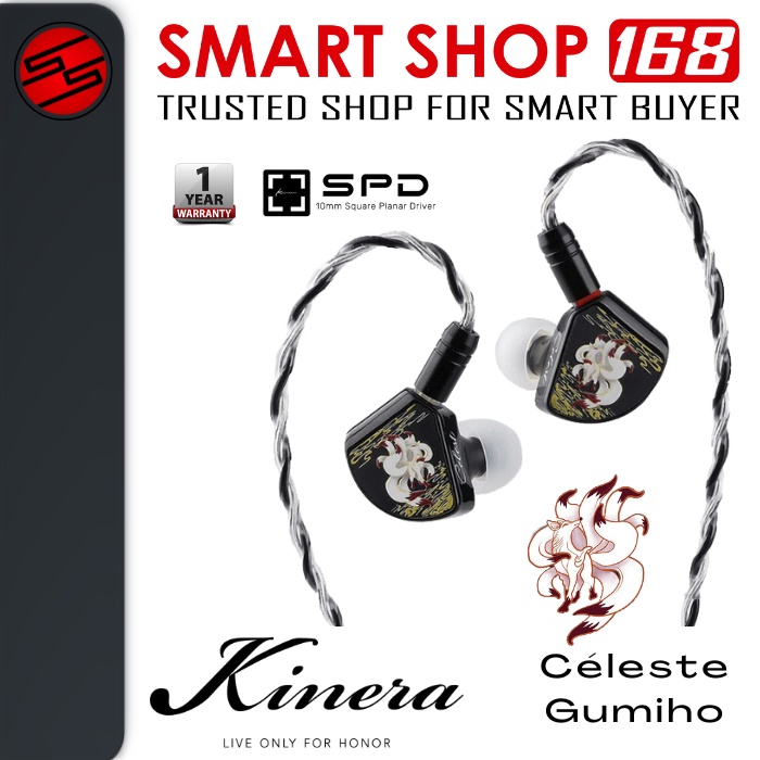 Kinera Celest Gumiho Planar Driver + 1BA In Ear Monitor Earphone