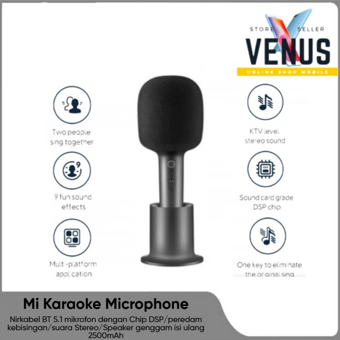 Mijia Karaoke microphone Wireless Mic Mikrofon With Chip DSP