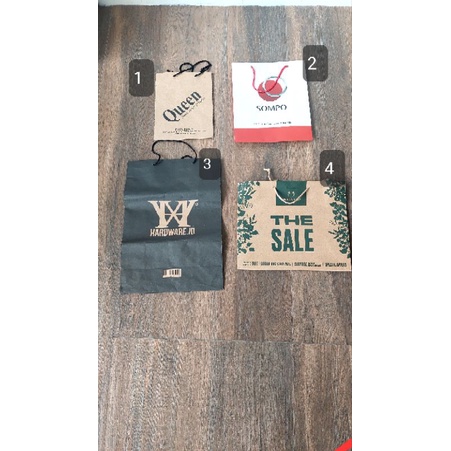 

PAPER BAG TAS BELANJA THE BODY SHOP SOMPO